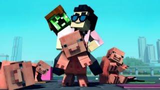 "Minecraft Style" - A Parody of PSY's Gangnam Style (Music Video)