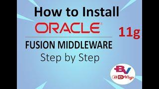 How to  Installing & Configuring the Oracle Fusion Middleware (WebLogic Server) Windows 7/8/10