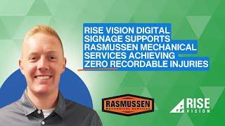 Rise Vision Supports Rasmussen Mechanical Services Achieving Zero Recordable Injuries