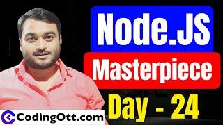 Day-24 Signup User Authentication in React Node JS Express | Node JS Tutorial For Beginners in Hindi