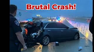 Insane Car Crash! Road Rage |  Hit and Run | Bad Drivers  ,Brake Check, Car Dashcam 753