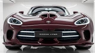 2025 Dodge Viper - 750 HP Beast | Full Review & Details?