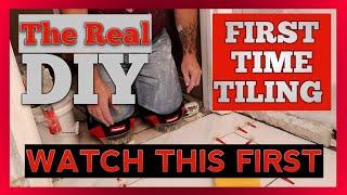 FIRST TIME TILING A FLOOR | HomeOwner DIY