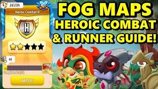 HEROIC COMBAT,  Fog Island & Runner Guides! How to Get an E4/E5 TELEKINETIC DRAGON F2P! - DC #261