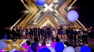 The Final 16 sing What A Feeling | The Final Results | The X Factor UK 2014