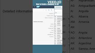 How Create a Company in SAP