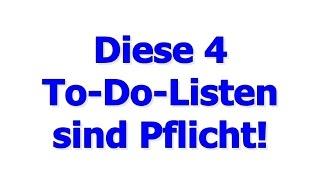 4 To-Do-Listen die du nutzen solltest