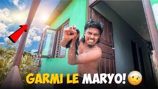 Garmi ley garda jhandai behos voiyena 