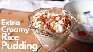 Old Fashioned Rice Pudding ~ Extra Creamy Stove Top Recipe