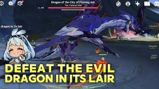 Defeat the Evil Dragon in its Lair | Genshin Impact