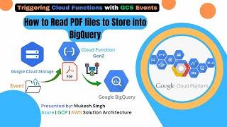 Cloud Functions - How to Read PDF Files on GCS Events and Store in BigQuery