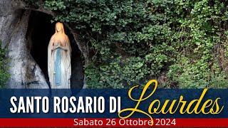 IL Santo Rosario di LOURDES di oggi Sabato 26 Ottobre 2024  Misteri Gaudiosi