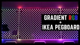 DIY RGB Enhanced Pegboard - IKEA SKADIS & LIFX LIGHTSTRIP