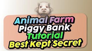 Animal Farm Piggy Bank Tutorial Step By Step