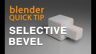 How to Bevel with Weight in blender 2.82