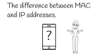 MAC vs IP Addresses - the difference between MAC and IP Addresses, a short animation.