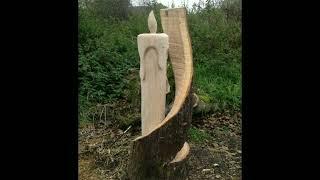 wood sculpture design art