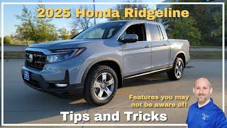 2025 Honda Ridgeline Tips and Tricks | Hidden Features that you may not be aware of