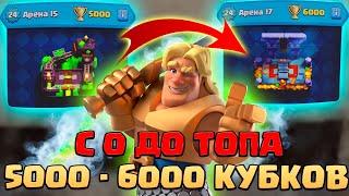 ️ Ч6. НЕ СПИДРАН С 0 ДО ТОПА БЕЗ ДОНАТА | 15 АРЕНА - 17 АРЕНА | КЛЕШ РОЯЛЬ | CLASH ROYALE