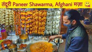 Tandoori Paneer Shawarma, Chaap, Momos & More || Delhi Street Food