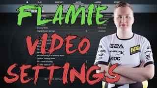 CSGO: Na'Vi flamie video settings 2017