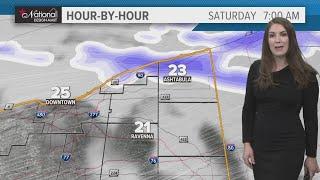 Cleveland area Weather Impact forecast: Lake-effect snow continues