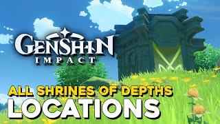 Genshin Impact All Sumeru Shrines Of Depths Locations