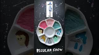 What’s Your Favorite Regular Show Color Mix?#asmr #foryou #shorts