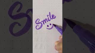 Smile Next? #calligraphy #art #shorts