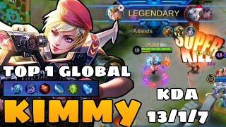 Kimmy Full Mage Build + Flameshot = Perfect?! | Top 1 Global Kimmy | Mobile Legends