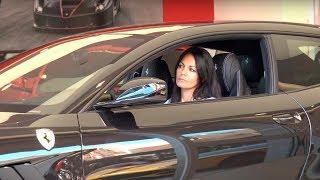 BEAUTIFUL GIRL SCRATCHES A FERRARI GTC4 LUSSO IN MONACO | 2018 4K