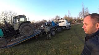 новый проект\/на ремонт прибыл ЮМЗ 6 (1978 г.в)\/an old Soviet tractor YUMZ 1978 arrived for repairs