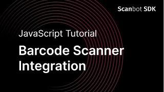 Add Barcode Scanning to a Website - Scanbot SDK for the Web