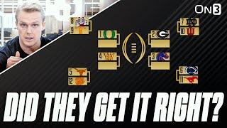 College Football Playoff Rankings/Seeding REACTION | CFP Committee Right? | The BEST Natty Path?