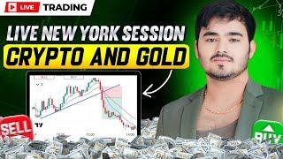 New York Session , Crypto & Gold Live Trading || 7th Jan || The Trade Room -  Mayank Raj