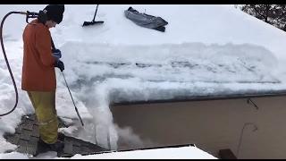 Safe Steam Ice Dam Removal in 60 Seconds - How to Remove an Ice Dam