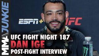 Dan Ige after one-punch KO: 'I possess the power to put anyone out' | UFC Fight Night 187