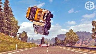 IDIOTS on the road #10 ETS2MP | Funny moments | Crash Compilation