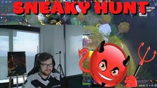 Qojqva Sneaky Hunt On Gorgc - Dota 2