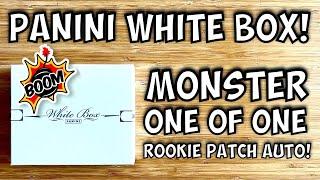 OPENING A PANINI BASKETBALL WHITE BOX 1/1!! HUGE One Of One Rookie Patch Autograph Hit!! 