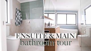 New Ensuite & Main Bathroom Tour 2023 | House Tour | Japandi & Scandi Style Home