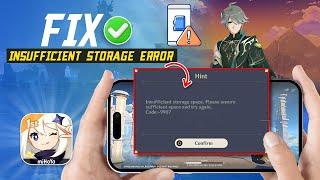 Fix Insufficient Storage Space on Genshin Impact on iPhone|Free up space for Genshin Impact (part 2)