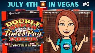 It Worked! I Upped the Denom  July 4th In Vegas 6 E496 #videopoker,#casino,#gambling