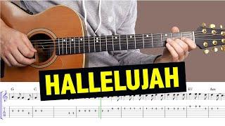 Hallelujah - Easy Guitar Tutorial (MELODY)