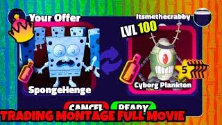 I GOT INSANE UNITS! SpongeBob TD Trading Montage Full Movie!