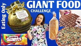 Eating Only GIANT Food For 24 Hours Challenge  Gone Crazy | Garima's Good Life (English Subtitles)