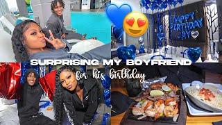 SURPRISING MY BF FOR HIS BIRTHDAY | BDAY PREP, SPA, STAYCATION, + GIFT REVEAL 