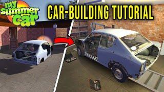 [2024] BUILD CAR, ENGINE and CONNECT WIRES [FULL TUTORIAL] - My Summer Car #231 | Radex