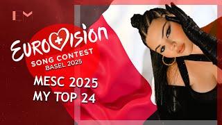 EUROVISION 2025 MALTA: MY TOP 24 (Malta Eurovision Song Contest 2025)