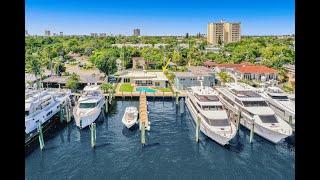 SOLD! $3.65 Million --Waterfront Office Building + 2 Yacht Slips -- 816 NE 20th Ave, Fort Lauderdale